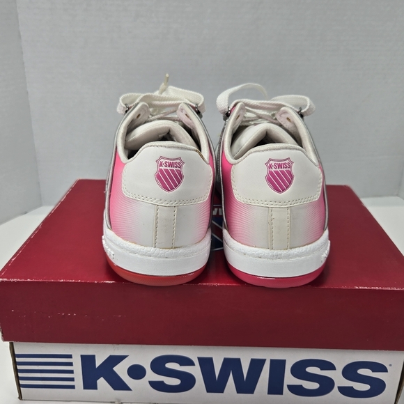 K-Swiss Anglesea Pink and White Ombre Classic Sneakers Women's Size 8 - Picture 7 of 12